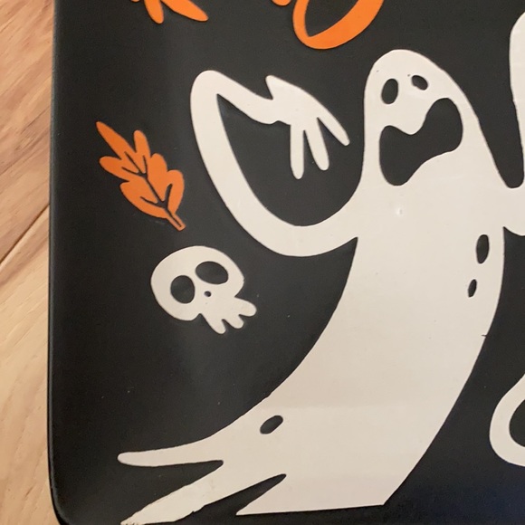 Happy Boo ghost Square Halloween Plate Platter - Picture 5 of 11